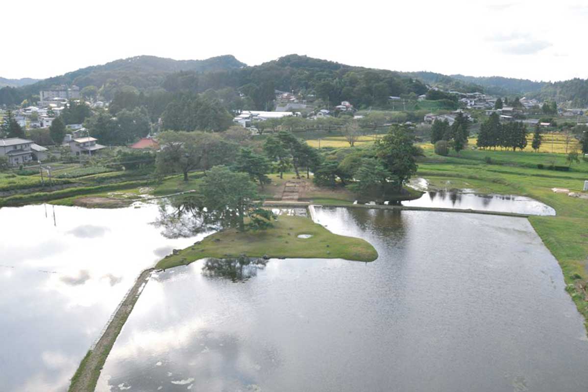 観自在王院跡 庭園